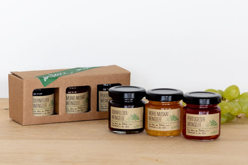 von Heike Geschenkset "Weingelee" 3 x 55 g