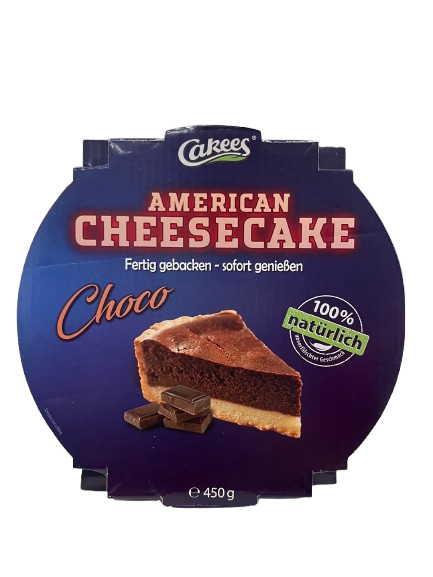Cakees American Cheesecake Choco 450 g - gebacken und sofort verzehrfertig