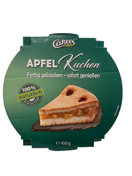 Cakees Apfelkuchen 450 g - gebacken und sofort verzehrfertig