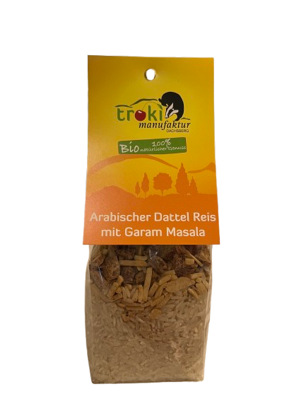 Troki Arabischer Dattel Reis mit Garam Masala 250 g