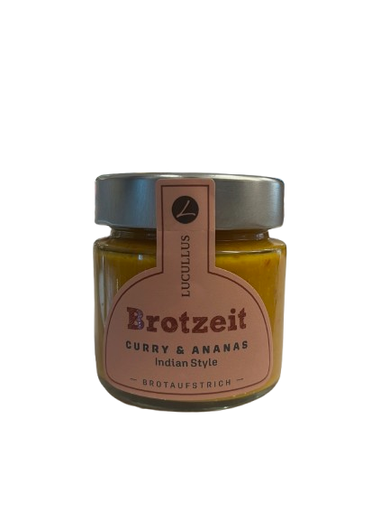 Lucullus Brotaufstrich Curry & Ananas 125 g