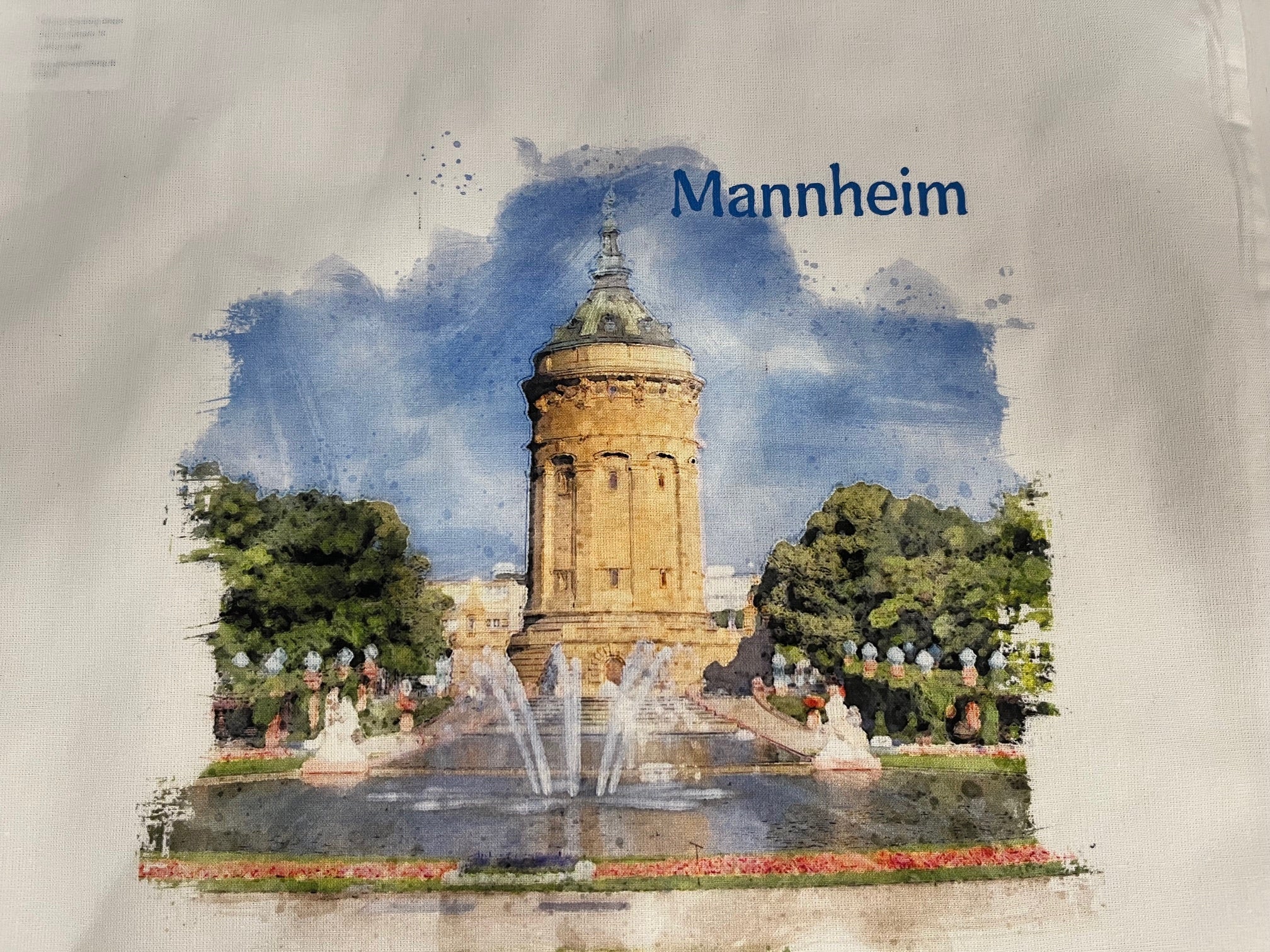 Baumwolltragetasche "Mannheim" - Souvenir