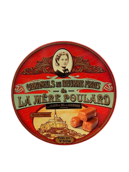 La Mère Poulard Karamell Bonbons mit gesalzener Butter in Geschenkdose 250 g