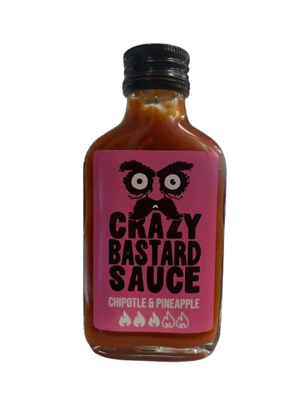 Crazy Bastard Scharfe Chilisauce Chipotle & Ananas 100 ml