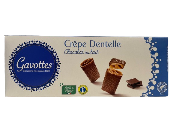 Gavottes Crêpe Dentelle mit Vollmilchschokolade 90 g