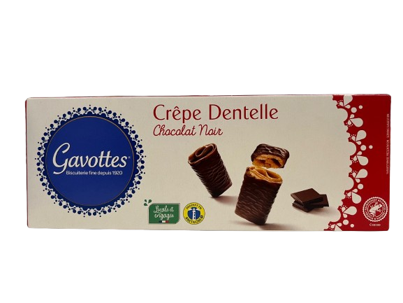 Gavottes Crêpe Dentelle mit Zartbitterschokolade 90 g