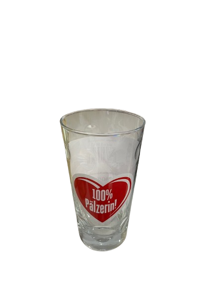 Dubbeglas "100 % Pälzerin!" 0,5 l