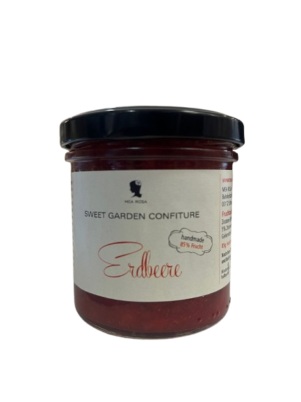 Sweet Garden Handgemachter Fruchtaufstrich Erdbeere 180 g