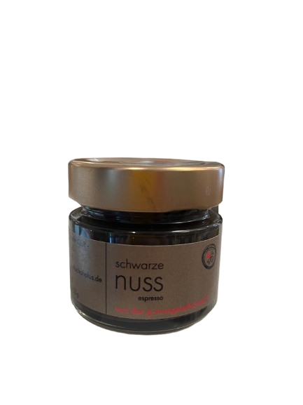 Pfälzer Schwarze Nüsse in Espresso