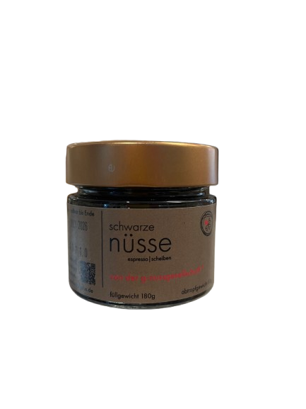 Pfälzer Schwarze Nüsse in Espresso