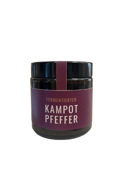 Hennes Finest Fermentierter Kampot Pfeffer - ganze Körner 50 g