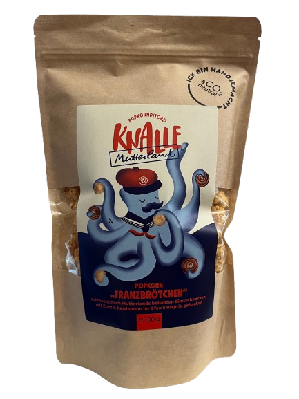 Knalle Popkorn Franzbrötchen / Zimtschnecke 100 g