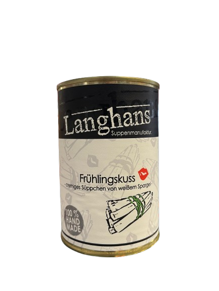 Langhans Spargelcremesuppe "Frühlingskuss" 400 ml - 100 % handmade