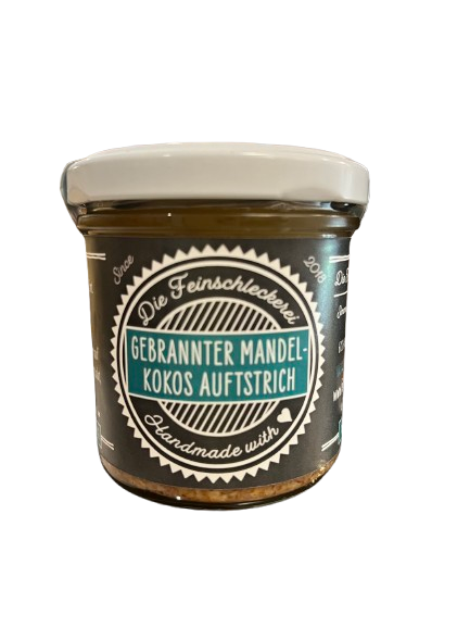 Die Feinschleckerei Gebrannter Mandel Kokos Aufstrich 150 g