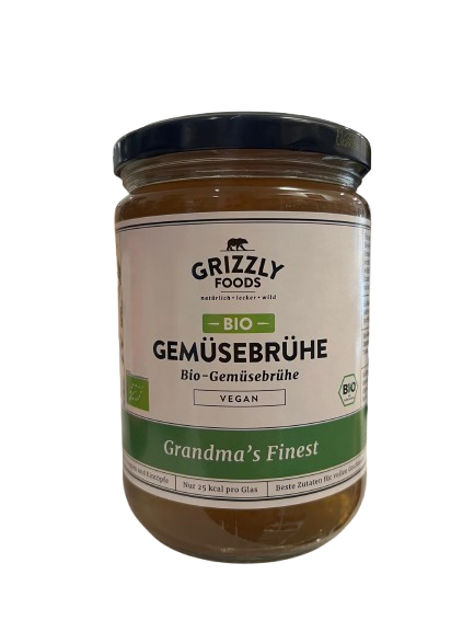 Grizzly Foods Bio Gemüsebrühe "Grandma's Finest" 500 ml