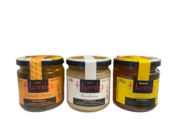 Geschenkset "Regionaler Honig" 3 x 250 g