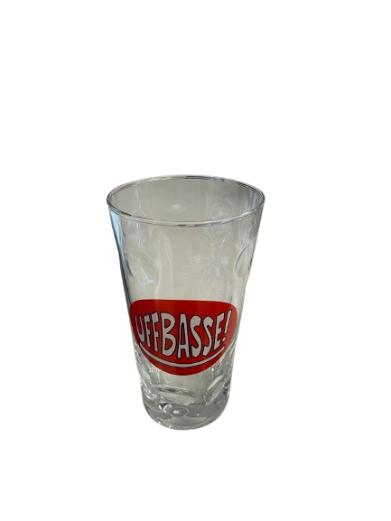 Dubbeglas "Uffbasse!" 0,5 l