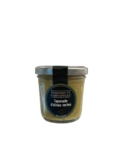 Französischer grüner Olivenaufstrich (Tapenade) 90 g