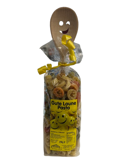 Pfalznudel Geschenkset Motivpasta 250 g & Kochlöffel 30 cm
