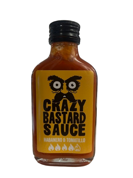 Crazy Bastard Sehr Scharfe Chilisauce Habanero & Tomatillo 100 ml