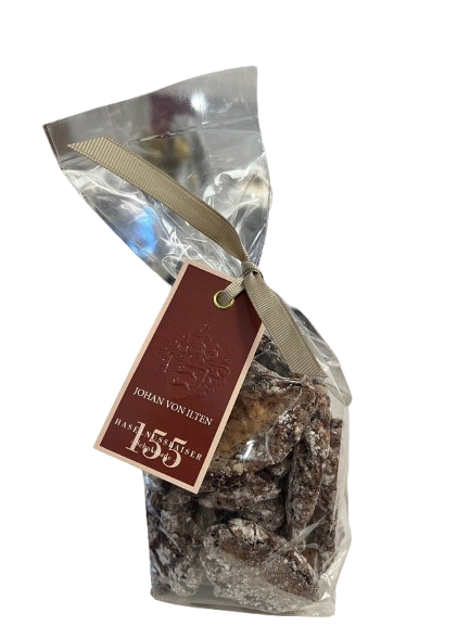John von Ilten Haselnussbaiser Schokolade - handgefertigt 155 g