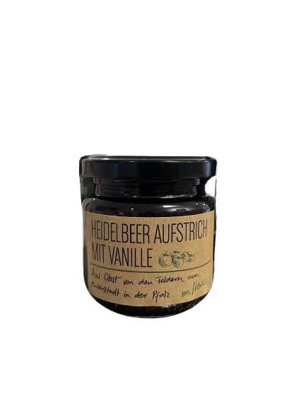 von Heike Heidelbeer Aufstrich mit Vanille 180 g