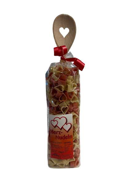 Pfalznudel Geschenkset Motivpasta 250 g & Kochlöffel 30 cm