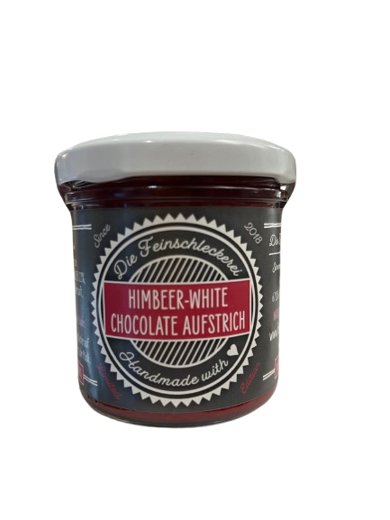 Die Feinschleckerei Himbeer White Chocolate Aufstrich 150 g