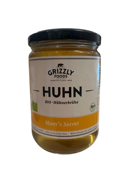 Grizzly Foods Bio Hühnerbrühe "Mom's Secret" 500 ml