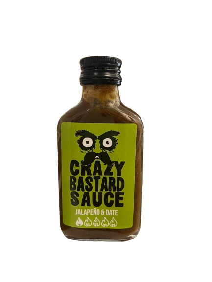 Crazy Bastard Scharfe Chilisauce Jalapeno & Dattel 100 ml