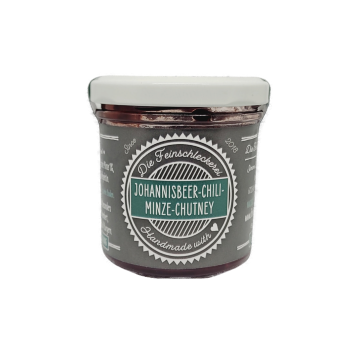 Die Feinschleckerei Johannisbeer Chili Minze Chutney 150 g