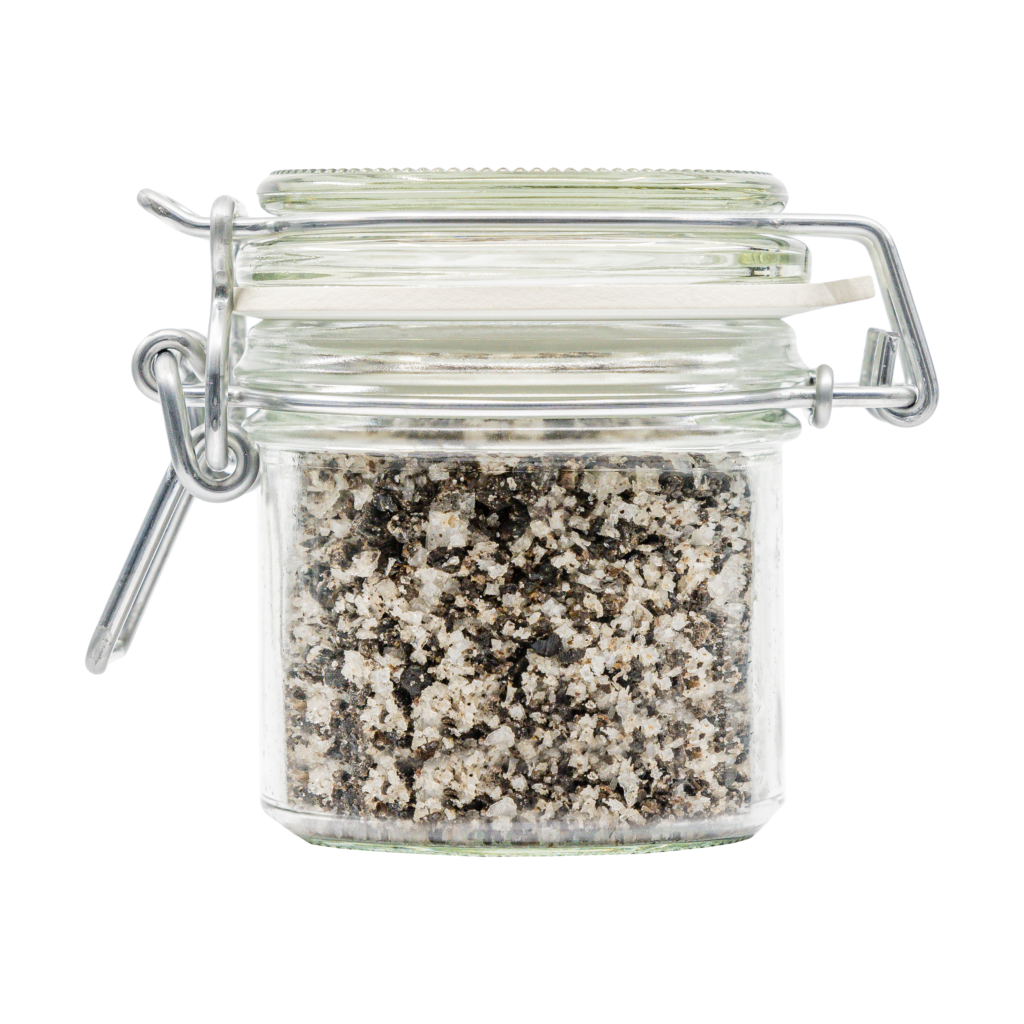 Tellergold Fermentierter Kampot Pfeffer geschrotet 60 g im Dekorglas