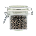 Tellergold Schwarzer Kampot Pfeffer 60 g im Dekorglas