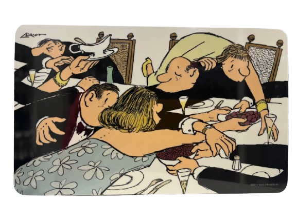 Frühstücksbrettchen "Loriot Keine Hemmungen"