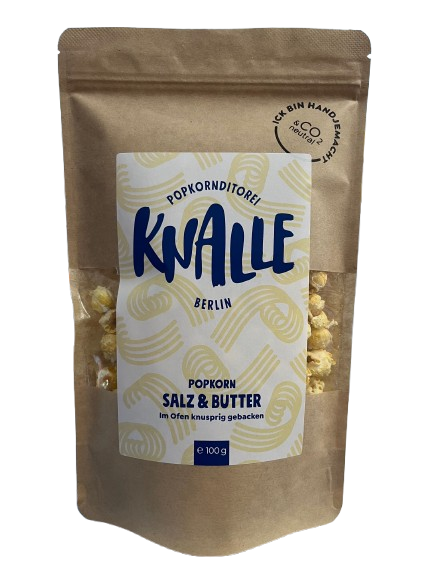 Knalle Popkorn Salz & Butter 100 g