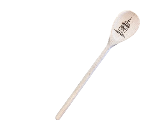 Pfalz Nudel Geschenkset Mannheimer Wasserturm Pasta 250 g + Motiv Kochlöffel Mannheimer Wasserturm