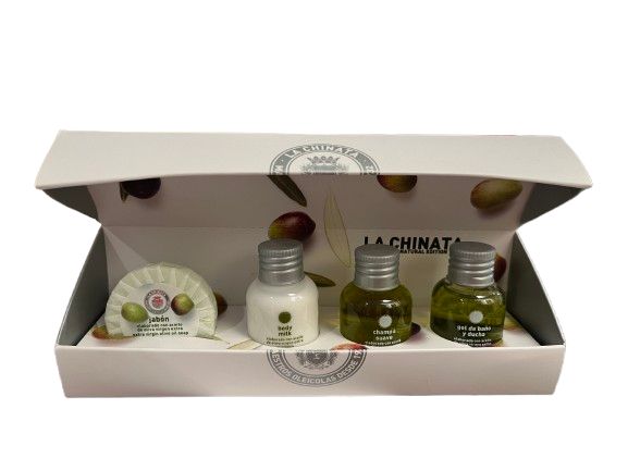 Olivenöl Pflege Set - 4 Probiergrößen im Geschenkkarton