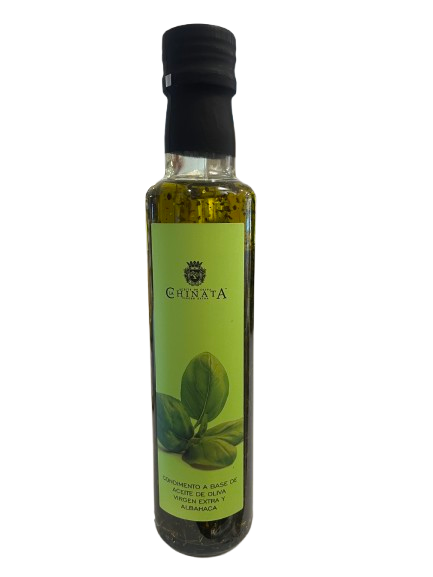 La Chinata Natives Olivenöl Extra mit Basilikum 0,25 l