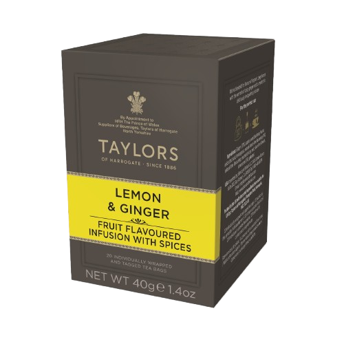 Taylors Of Harrogate Teebeutel Zitrone & Ingwer 40 g