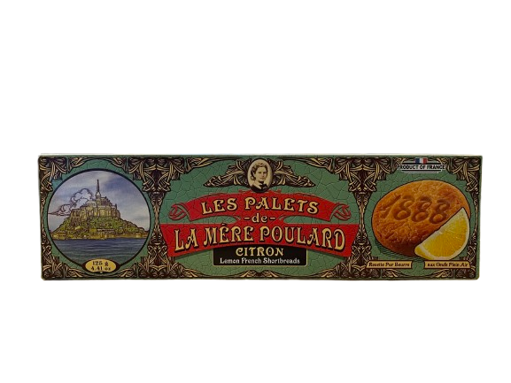 La Mère Poulard Palets au Citron - Buttergebäck mit Zitrone 125 g