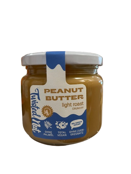 Twisted Nut Erdnussbutter Light Roast - crunchy 300 g
