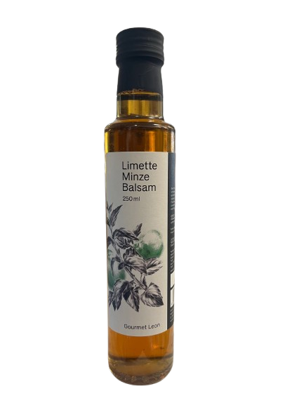 Gourmet Leon Limette Minze Balsam Essig 0,25 l