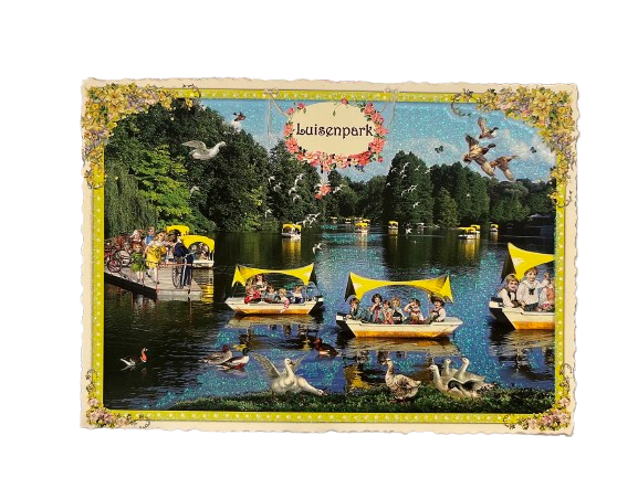 Nostalgische Postkarte Mannheim 4er Set