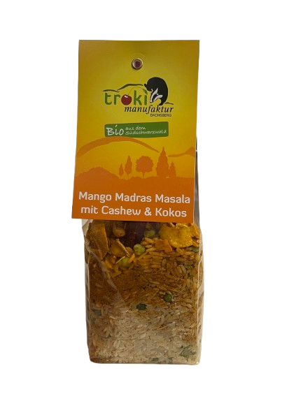 Troki Mango Madras Masala Reis mit Cashew und Kokos 250 g