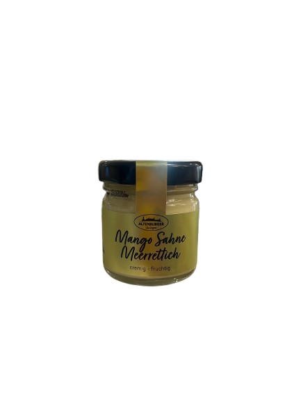 Mango Sahne Meerrettich Miniglas 40 g