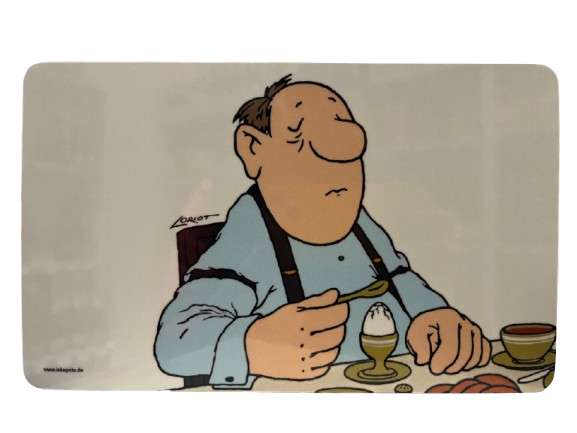 Frühstücksbrettchen "Loriot Mann"