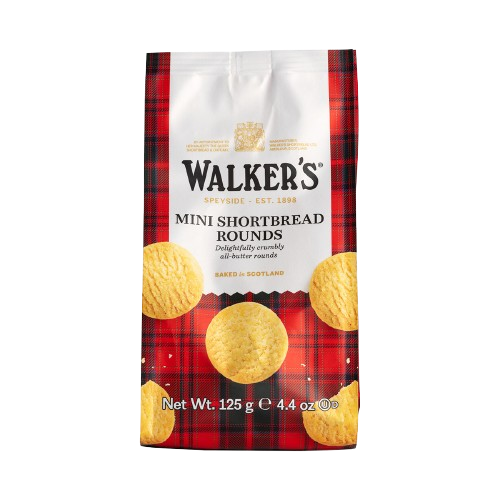 Walkers Mini Shortbread Rounds 125 g
