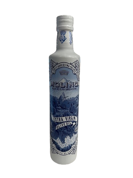 Molino Natives Olivenöl Extra - sortenrein aus Arbequina Oliven 0,5 l