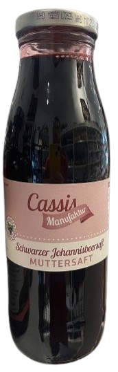 Cassismanufaktur Schwarzer Johannisbeersaft 0,5 l