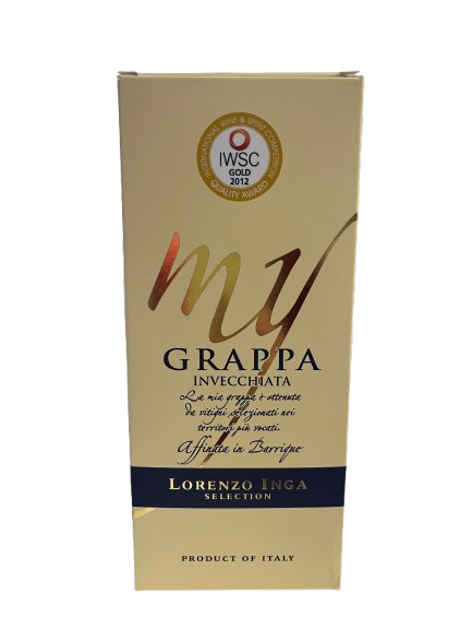 Lorenzo Inga "My Grappa Invecchiata" im Holzfass gereift